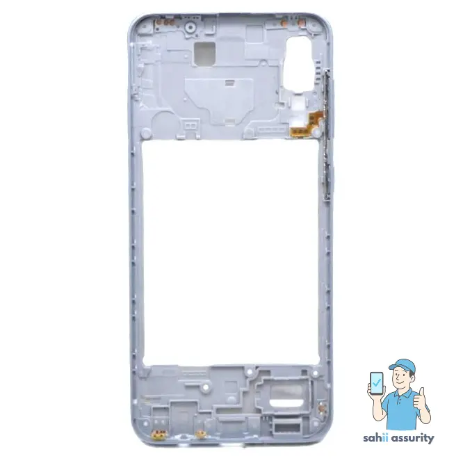 Middle Frame Ring Only for Samsung Galaxy A30 White thumbnail
